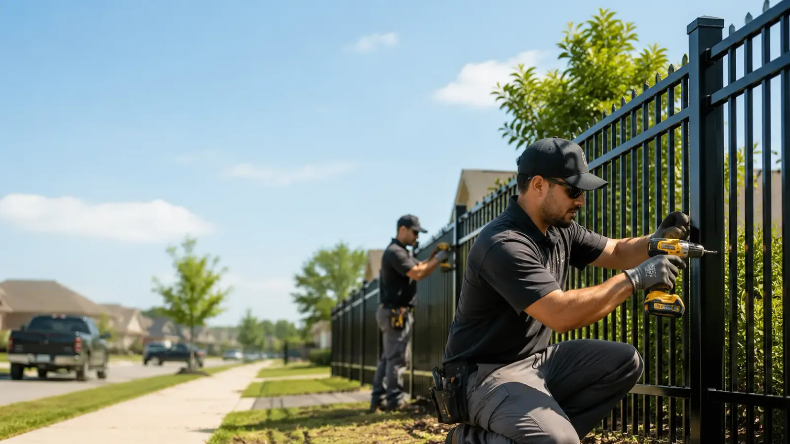Metal Fence Installation in Fair Oaks, IN